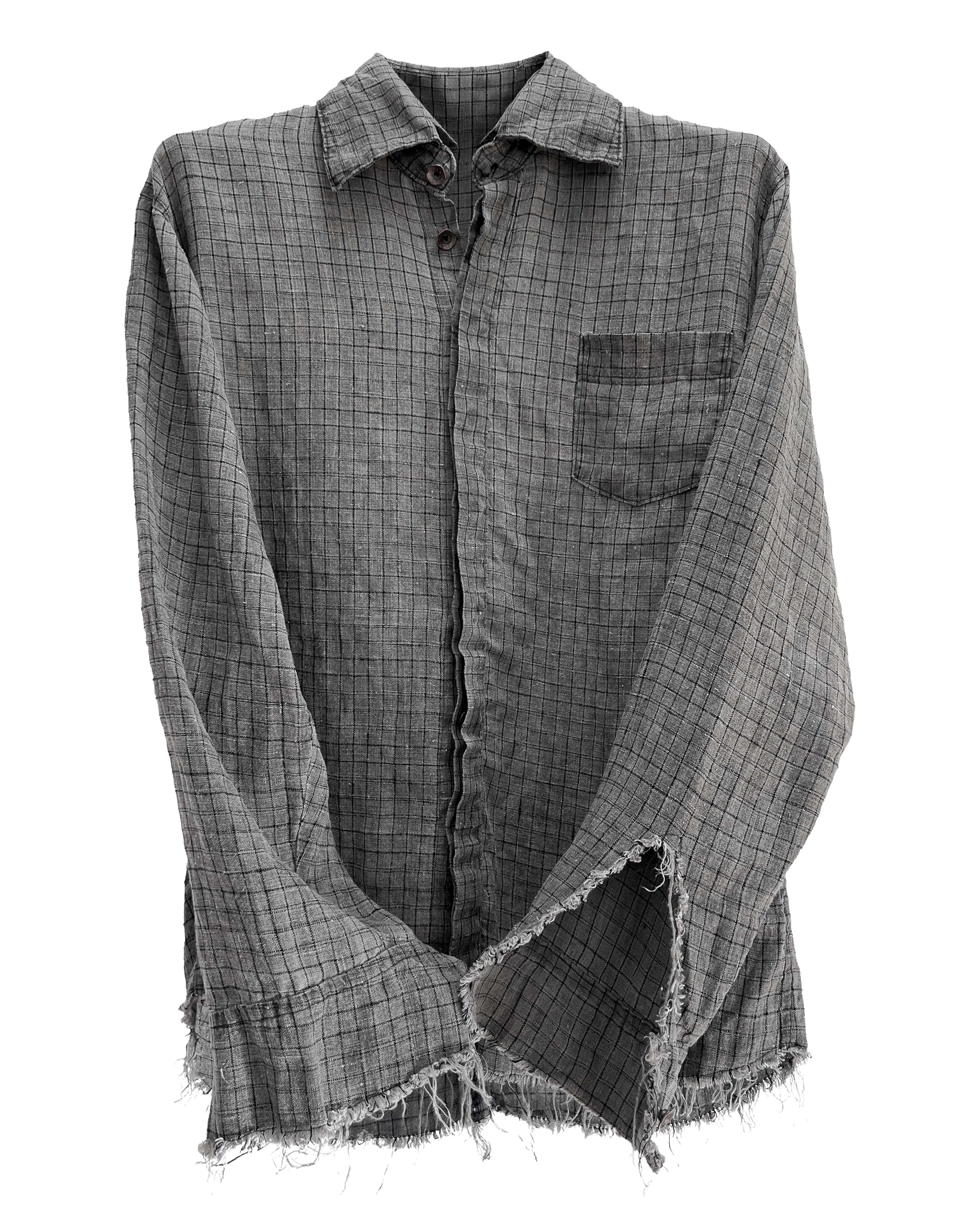 トップス ktwo studios Dyed Checker Button Down Dyed Checker Button-Down – K-TWO STUDIOS