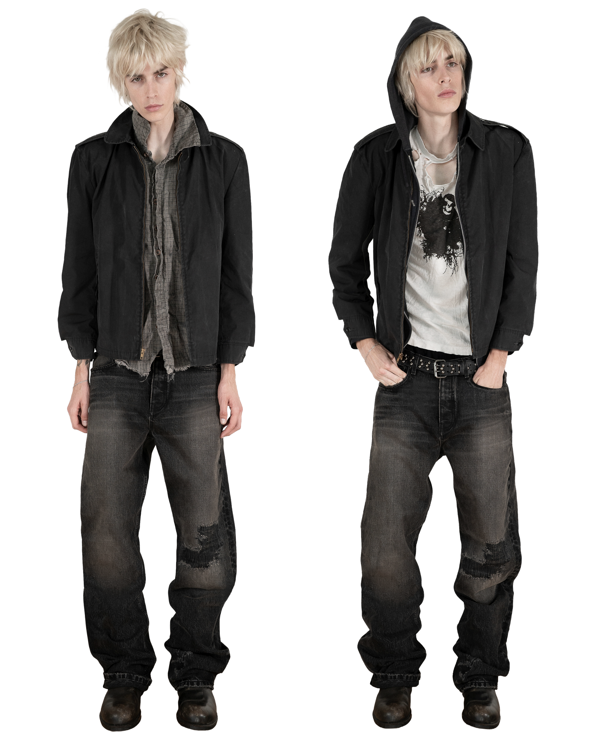 Repaired Bootcut "black"