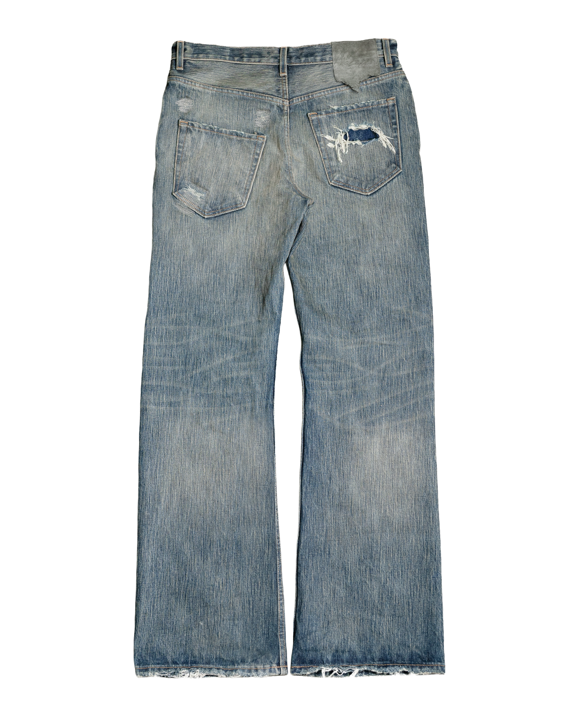 Distressed Bootcut "indigo"