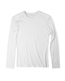 white padded lamb - long sleeve