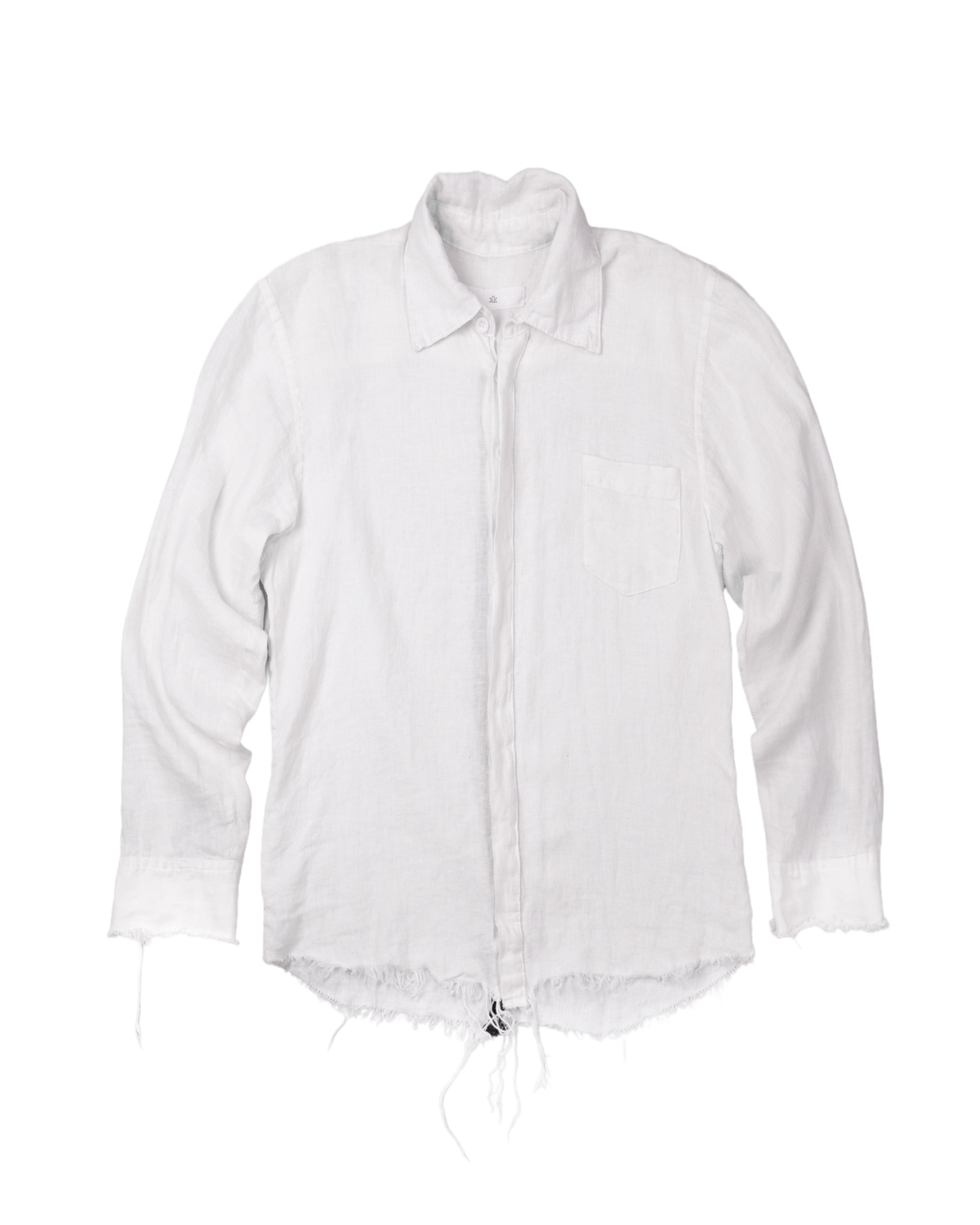 linen button down - beached core white