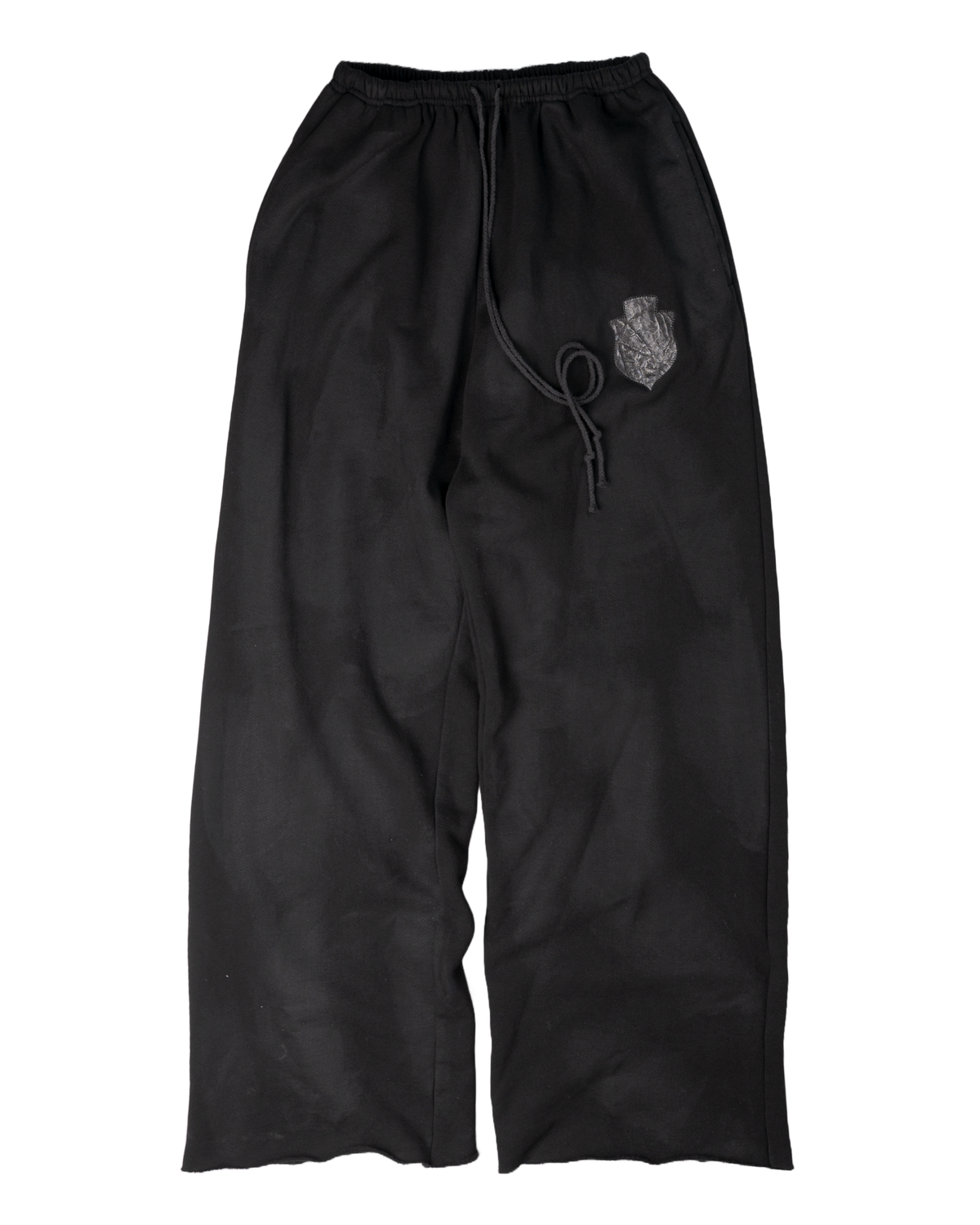 lamb crest sweatpant - overdyed black