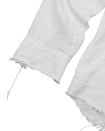 linen button down - beached core white