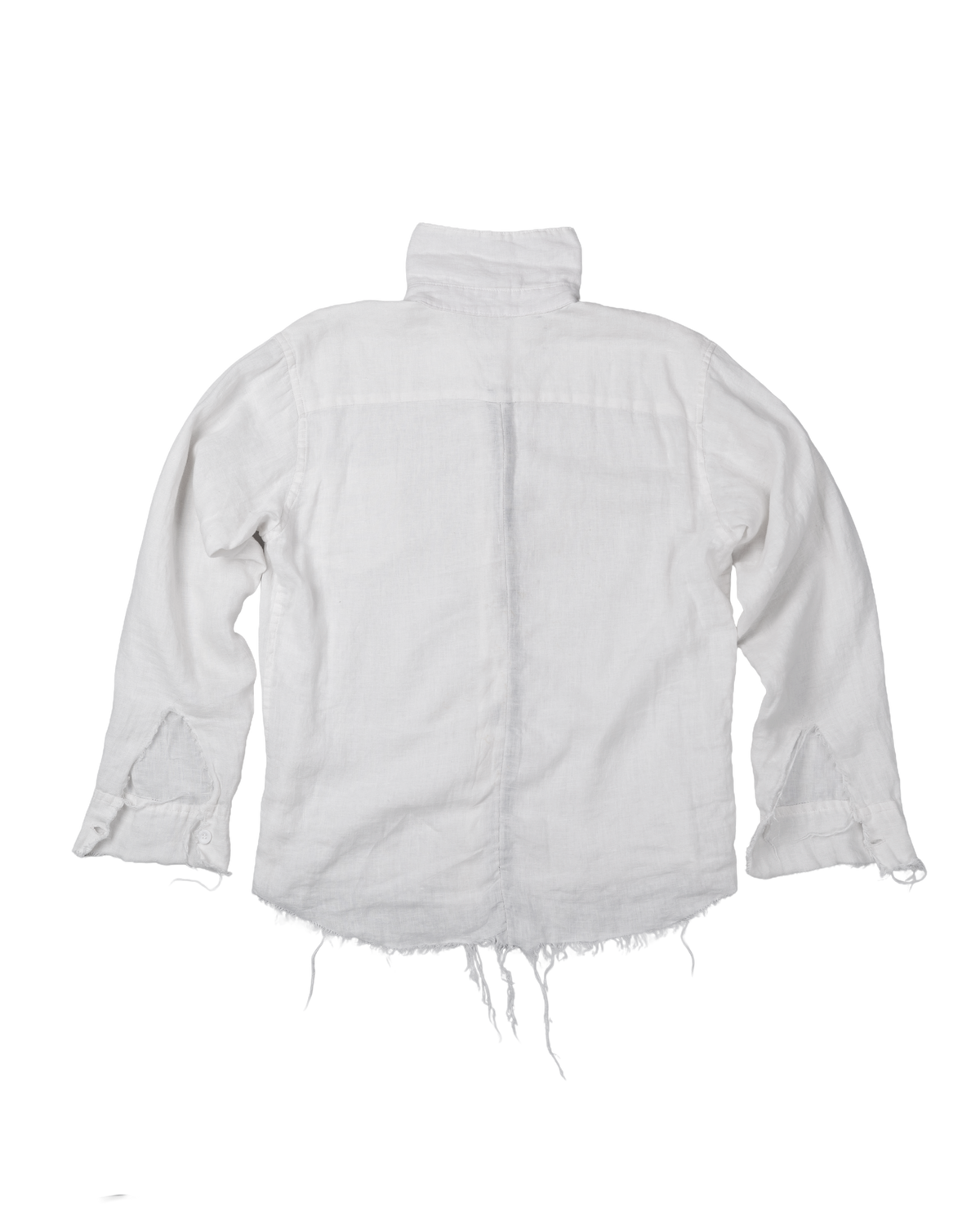 linen button down - beached core white