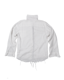 linen button down - beached core white