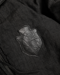lamb crest checker high neck bomber [made to order]