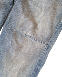 washed indigo non-distressed bootcut