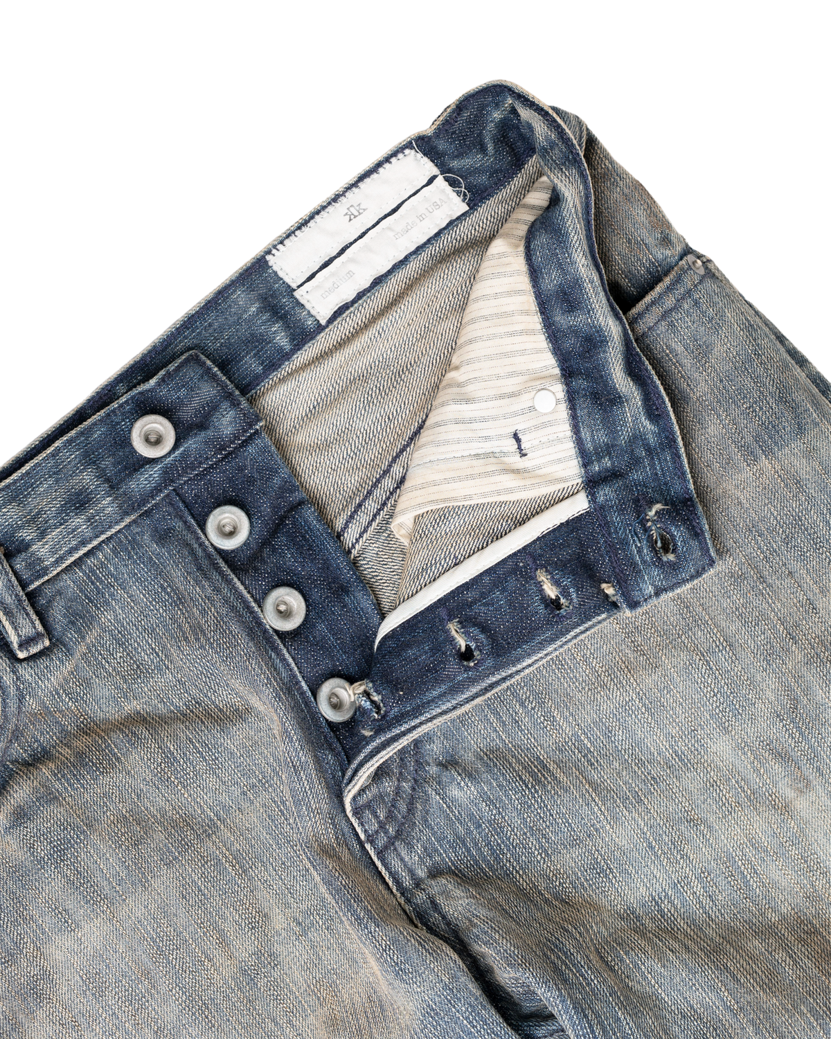 washed indigo non-distressed bootcut