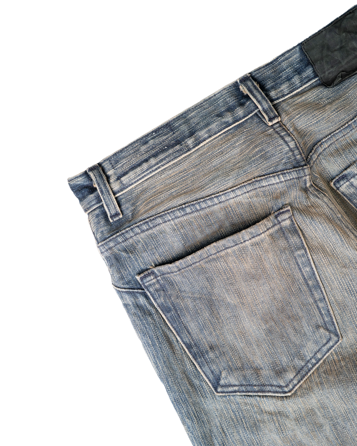 washed indigo non-distressed bootcut