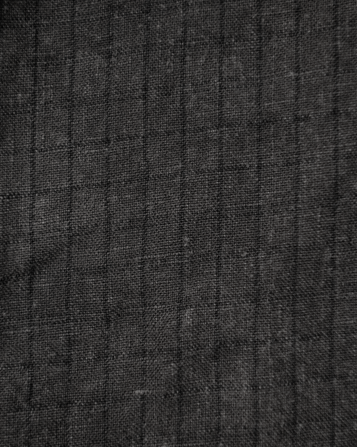 linen button down - dark oil dyed checker