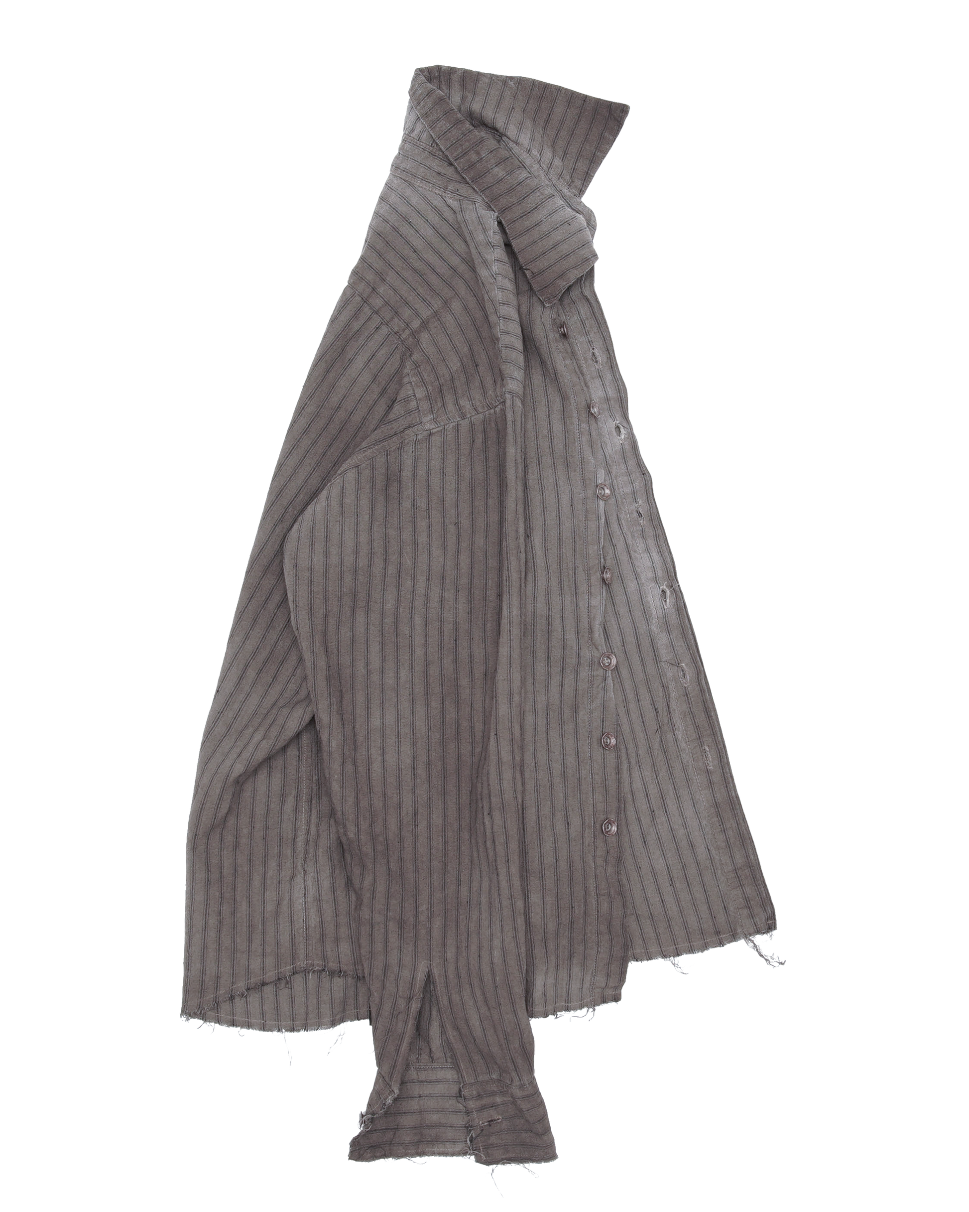 Sepia Striped Button-Down