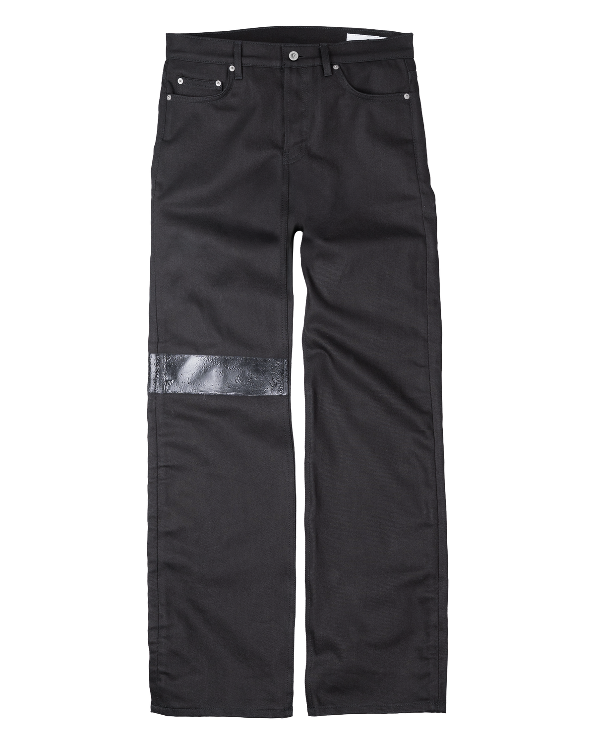 banded denim black - slim