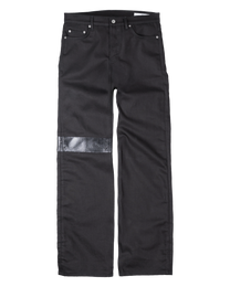 banded denim black - slim
