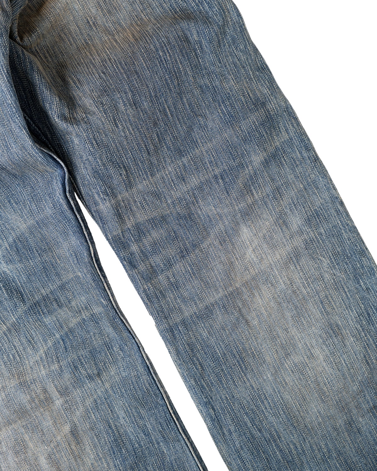 washed indigo non-distressed bootcut