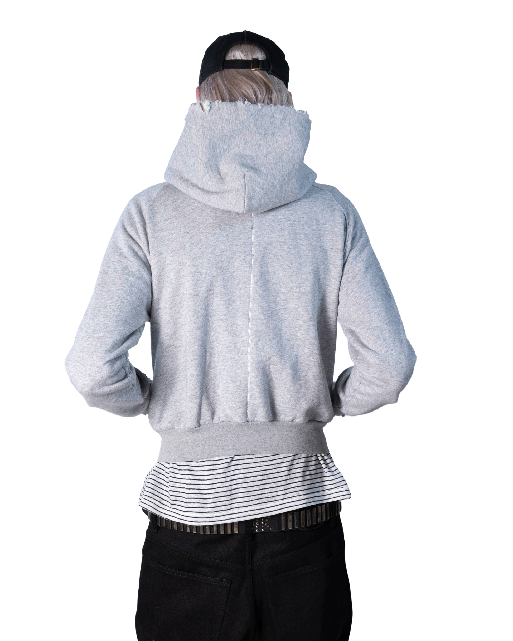 Shrunken Spine Hoodie "heather"