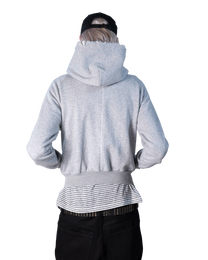 Shrunken Spine Hoodie "heather"