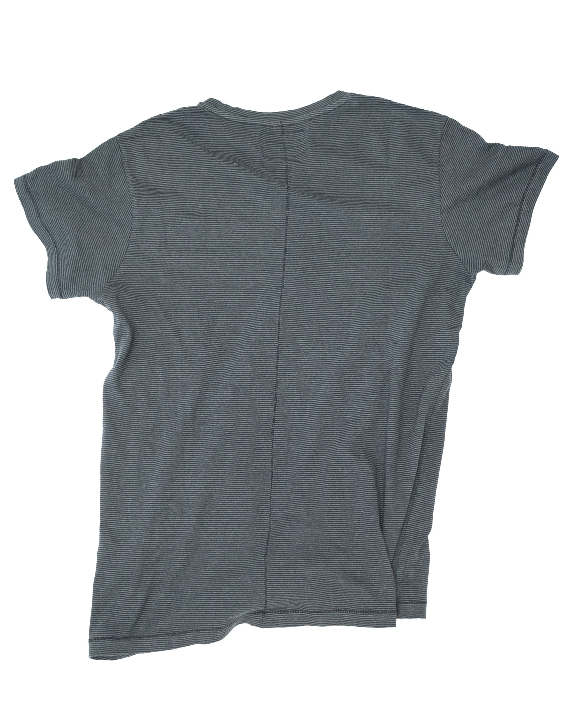 Dyed Striped V-neck