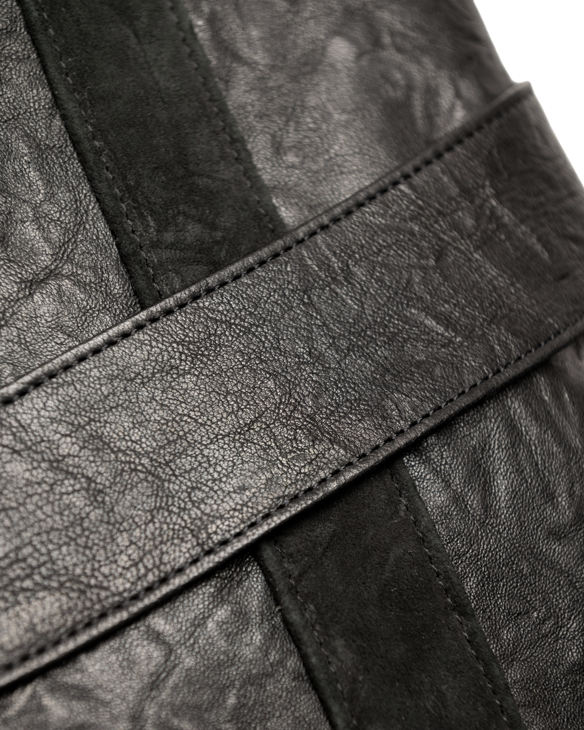 lambskin leather oversized tote [made to order]