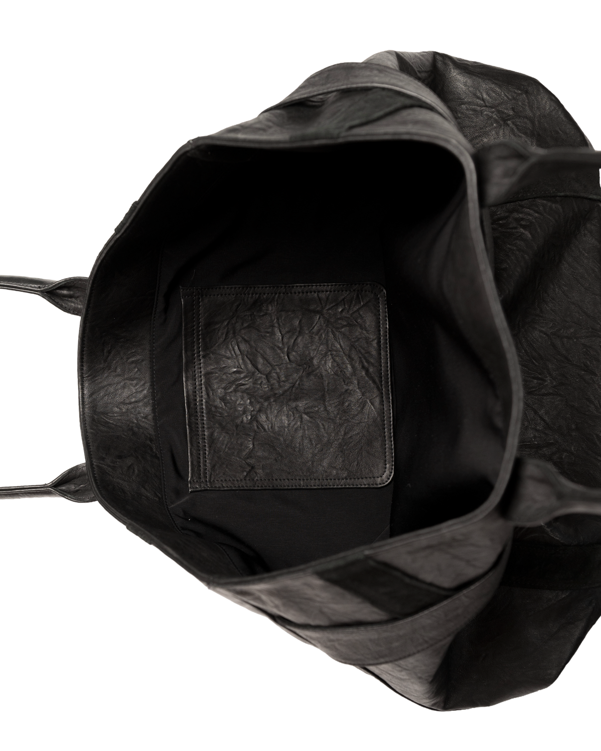 lambskin leather oversized tote [made to order]