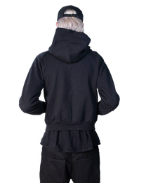 Shrunken Spine Hoodie "black"