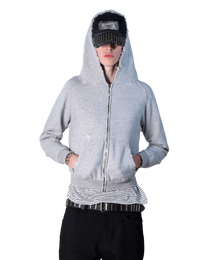 Shrunken Spine Hoodie "heather"