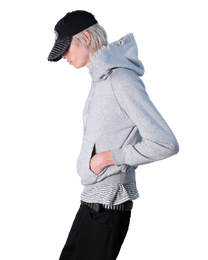 Shrunken Spine Hoodie "heather"