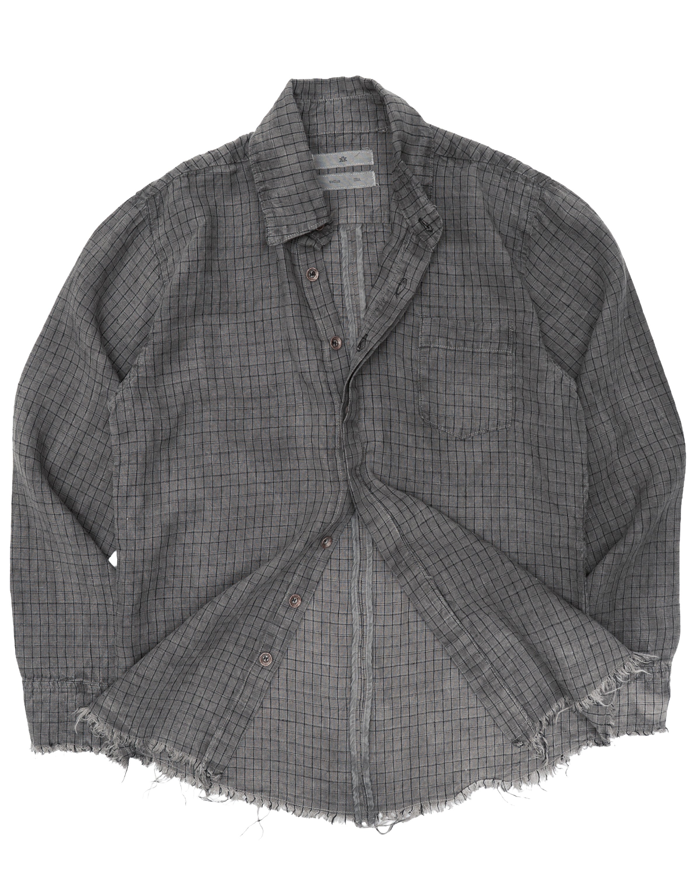 Dyed Checker Button-Down – K-TWO STUDIOS
