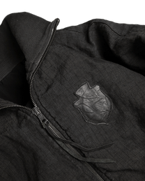 lamb crest checker high neck bomber [made to order]
