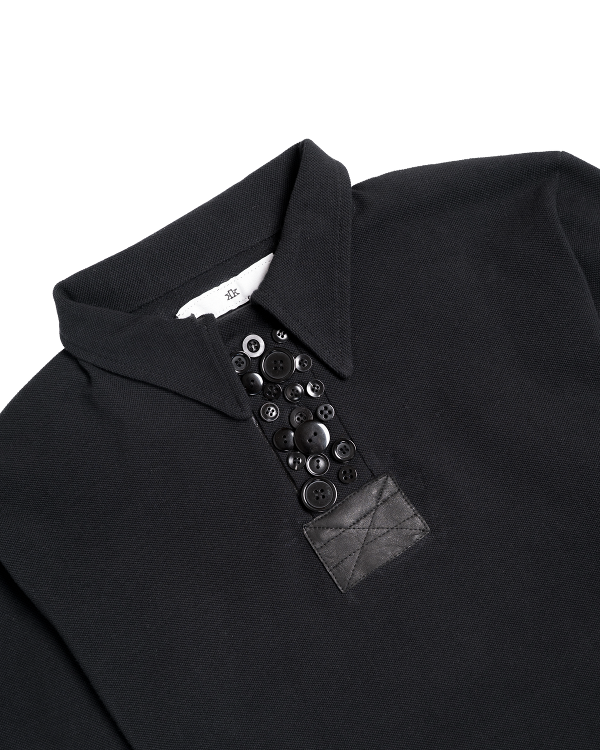 black assorted reworked polo