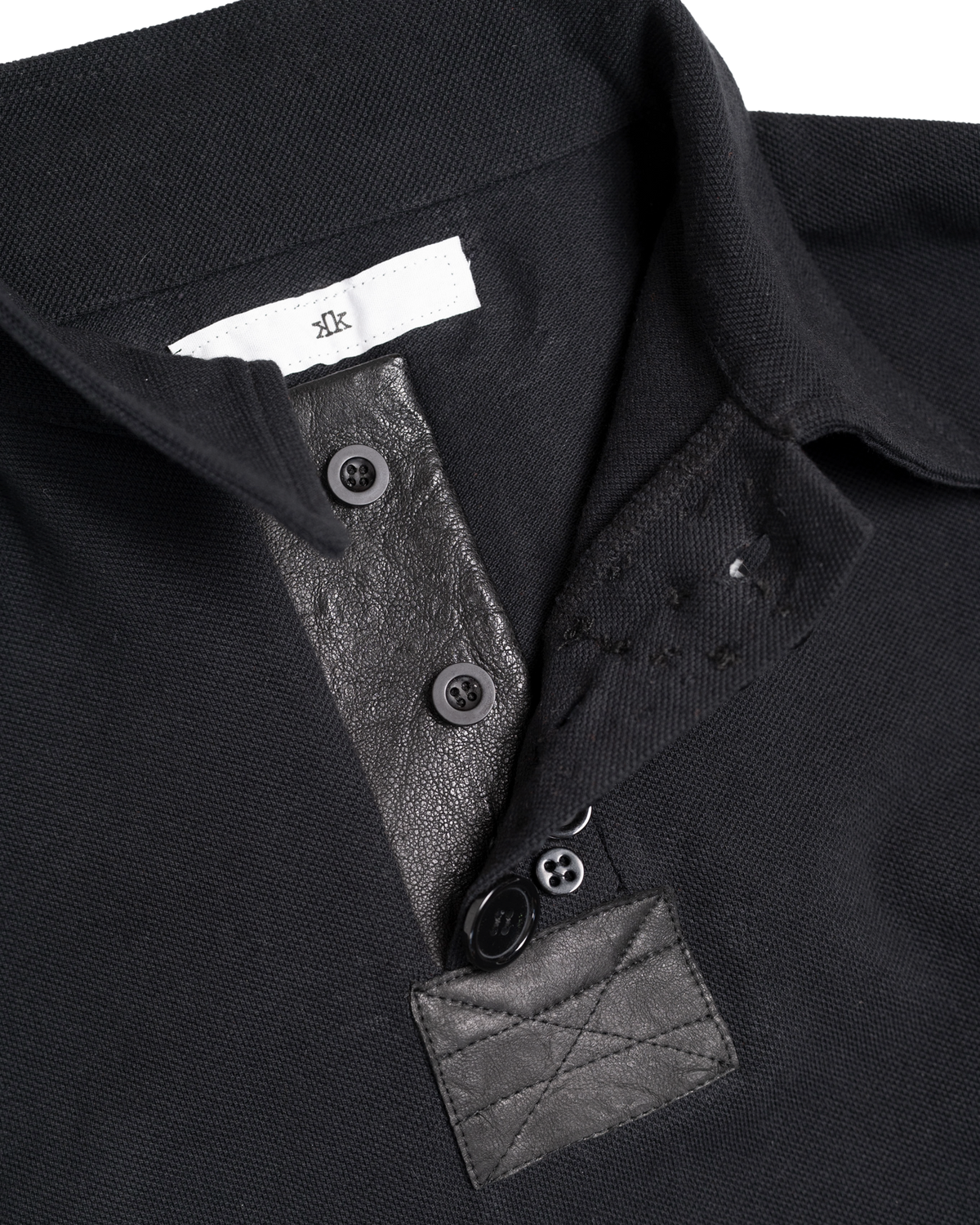 black assorted reworked polo
