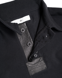 black assorted reworked polo