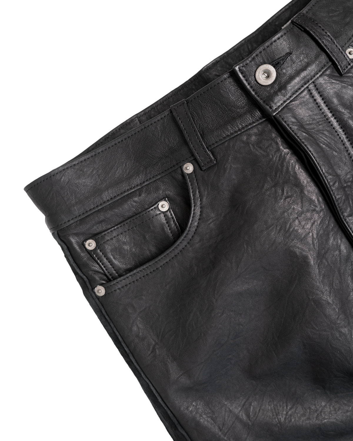 lambskin leather racer pant [made to order]
