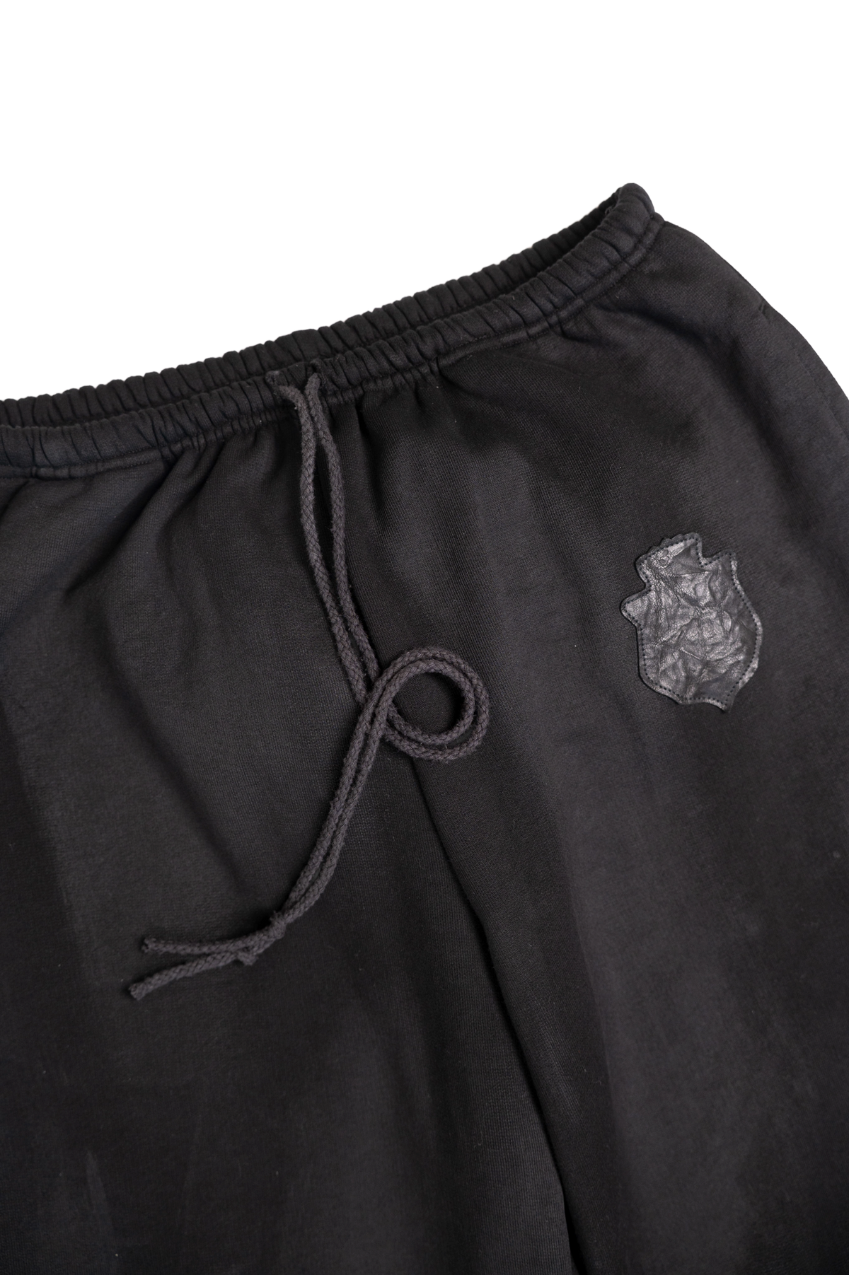lamb crest sweatpant - overdyed black [made to order]