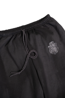 lamb crest sweatpant - overdyed black [made to order]