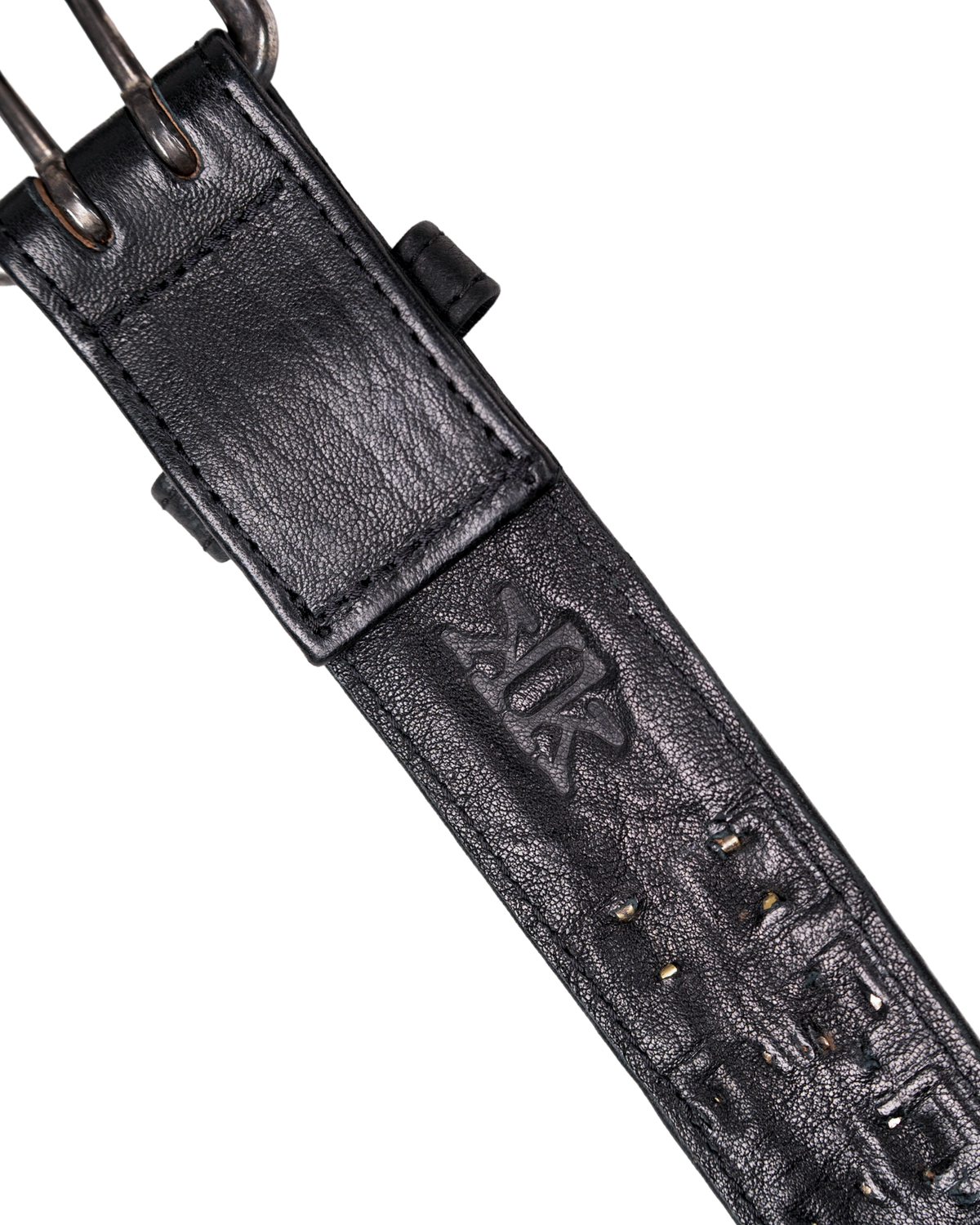 Ktwo studios black prism studded belt ꓘK back detail