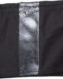 banded denim black - slim