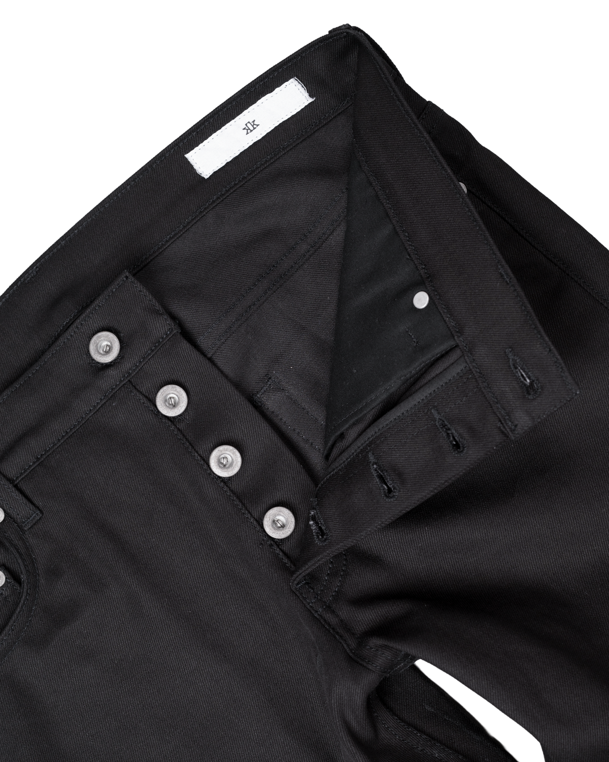 banded denim black - slim