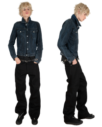Raw Bootcut "black"