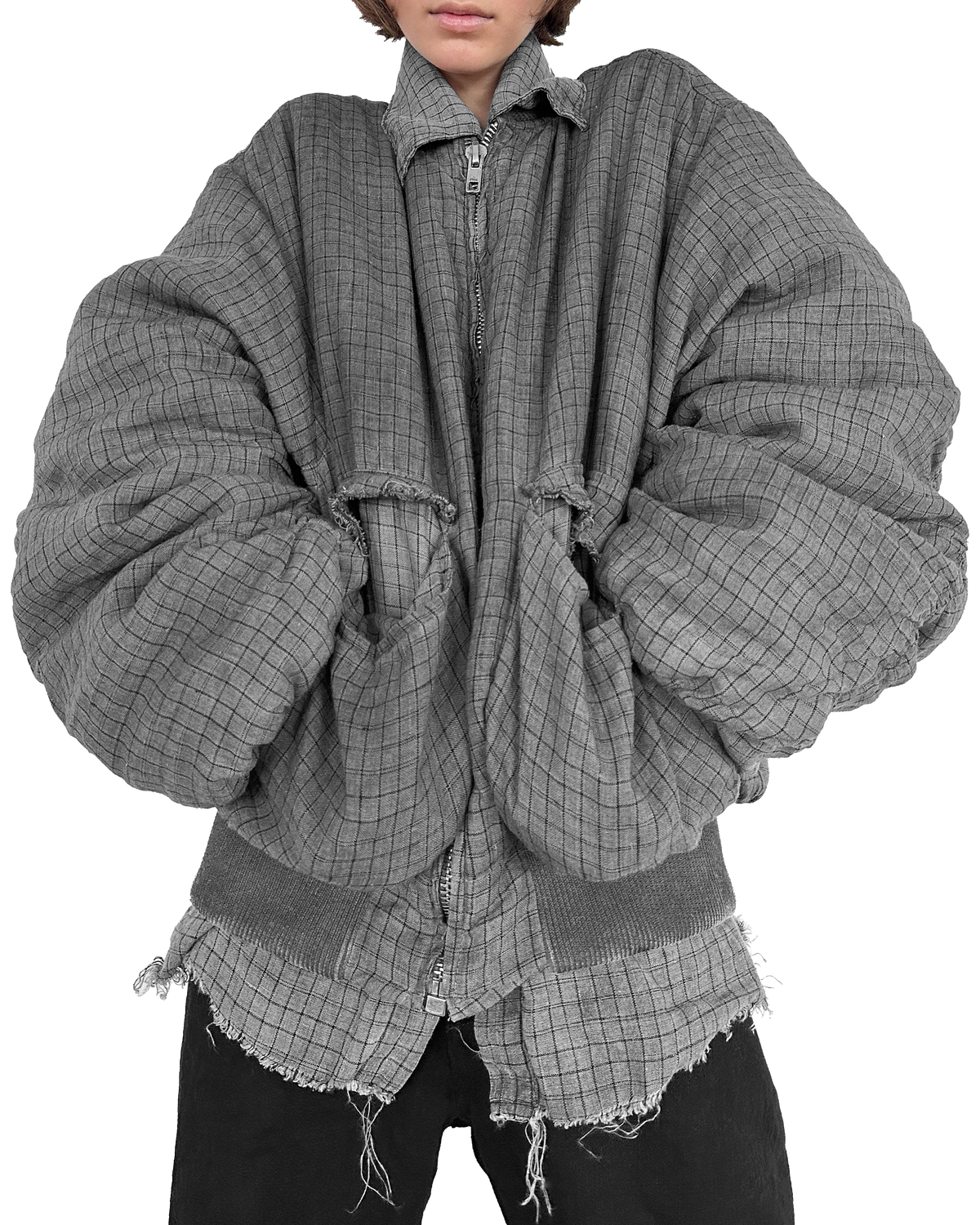 dyed checker bomber