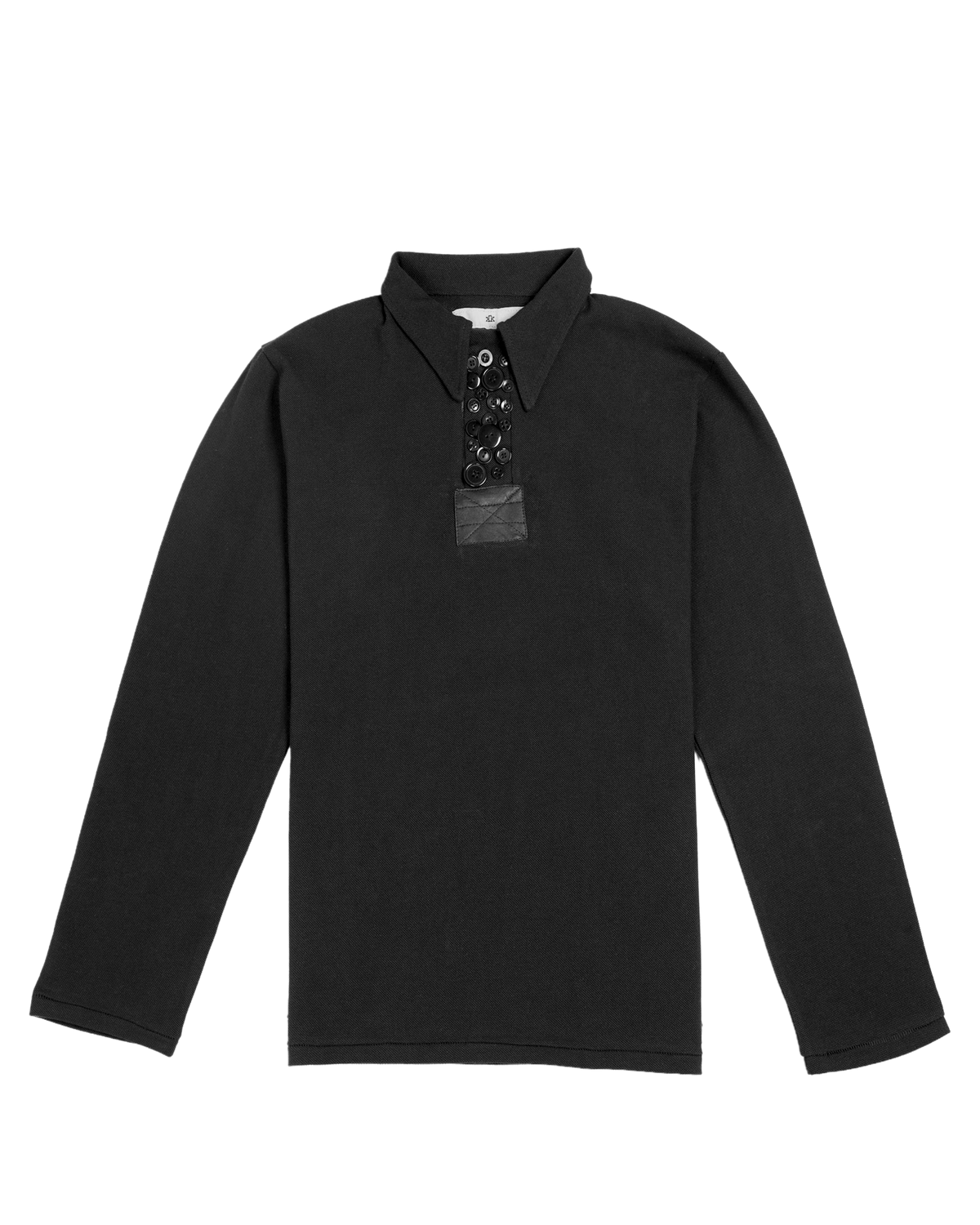 black assorted reworked polo