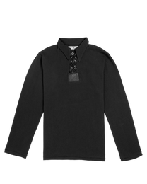 black assorted reworked polo