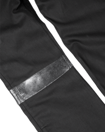 banded denim black - slim