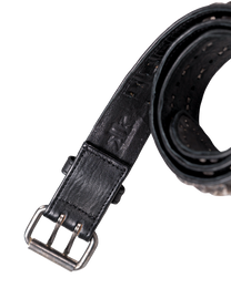 Ktwo studios black prism studded belt rolled back detail