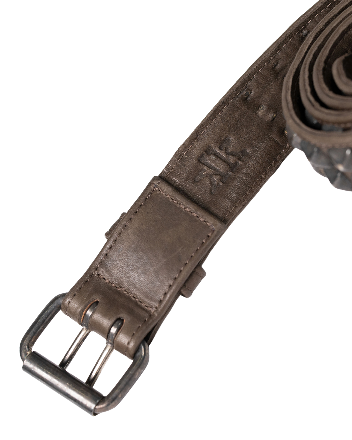 Ktwo studios brown prism studded belt wrapped ꓘK