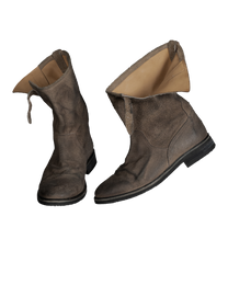 Knotted Engineer Boot "brown"
