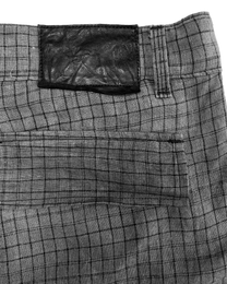 Dyed Checker Repair Short [made to order]