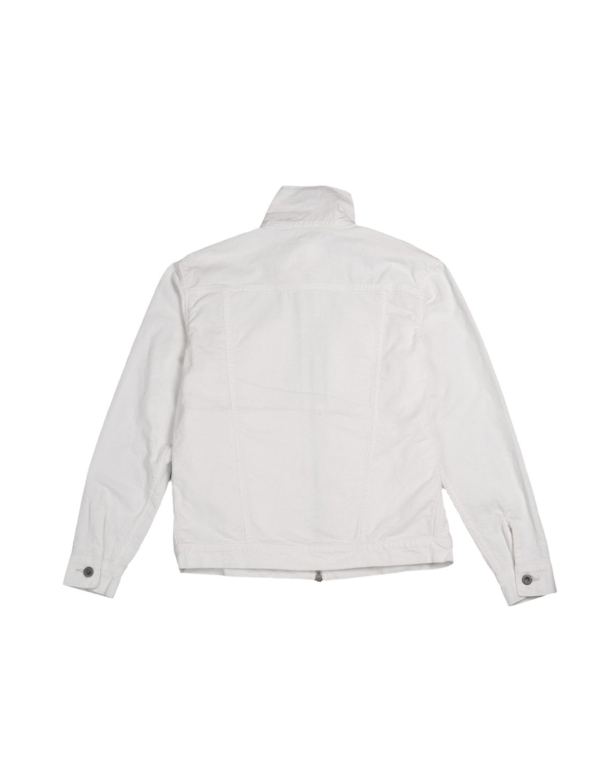 corduroy straited jacket - bleached white