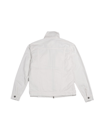 corduroy straited jacket - bleached white