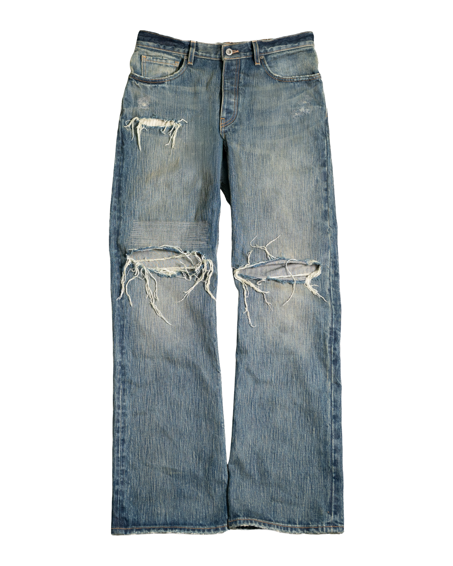 Distressed Bootcut "indigo"