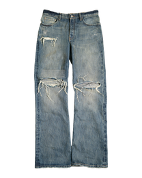 Distressed Bootcut "indigo"